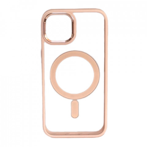 Чехол Crystal case with MagSafe для iPhone 14 (Pink) Чехол Crystal case with MagSafe для iPhone 14 (Pink)